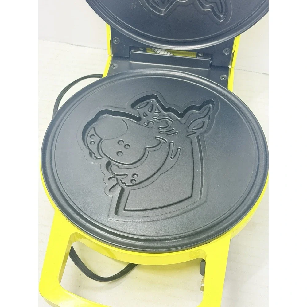 Vintage 2003 Salton Scooby-Doo Waffle Maker SD8WAF Yellow Tested Works